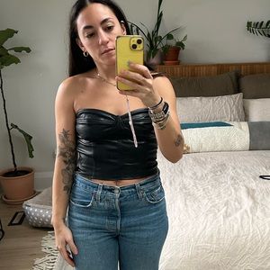 Zara faux tube top